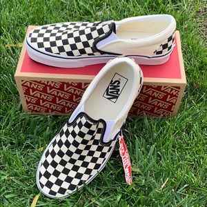 Women’s Checkered Slip-On Vans